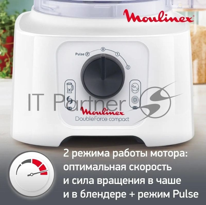 Кухонный комбайн Moulinex FP542111, белый