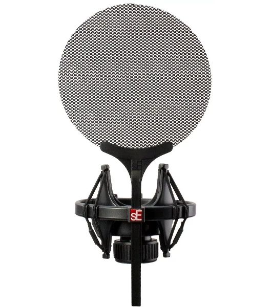 Микрофон конденсаторный sE Electronics SE 2200 20 Гц - 20 кГц, кардиоида, комплектация: металлический поп-фильтр, держатель типа паук, резьбовой переходник на микрофонную стойку