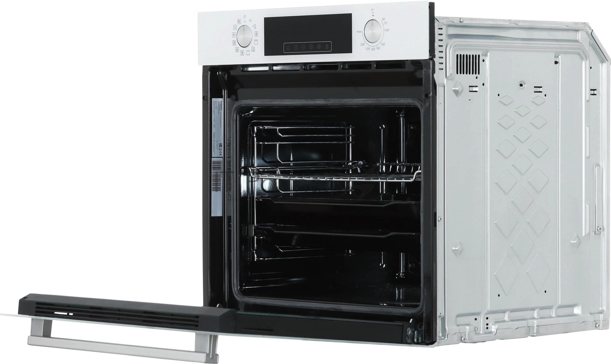 Встраиваемый электрический духовой шкаф Hotpoint HFE9 1231 JSH WHG, 72 л, 280 °C, конвекция, гриль, очистка паром, класс A