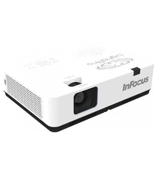 Проектор INFOCUS IN1034 3LCD, 4800 lm, XGA (1024x768), 50000:1, 1.481.78:1,3.5мм in,Composite video,Component,VGA IN х2, HDMI IN, Audio in(RCAх2), USB-A, USB B х2, VGA out, Audio 3.5мм out, лампа 20000ч.(ECO mode), RJ45,RS232, 1x16W, 31дБ, 3,3 кг