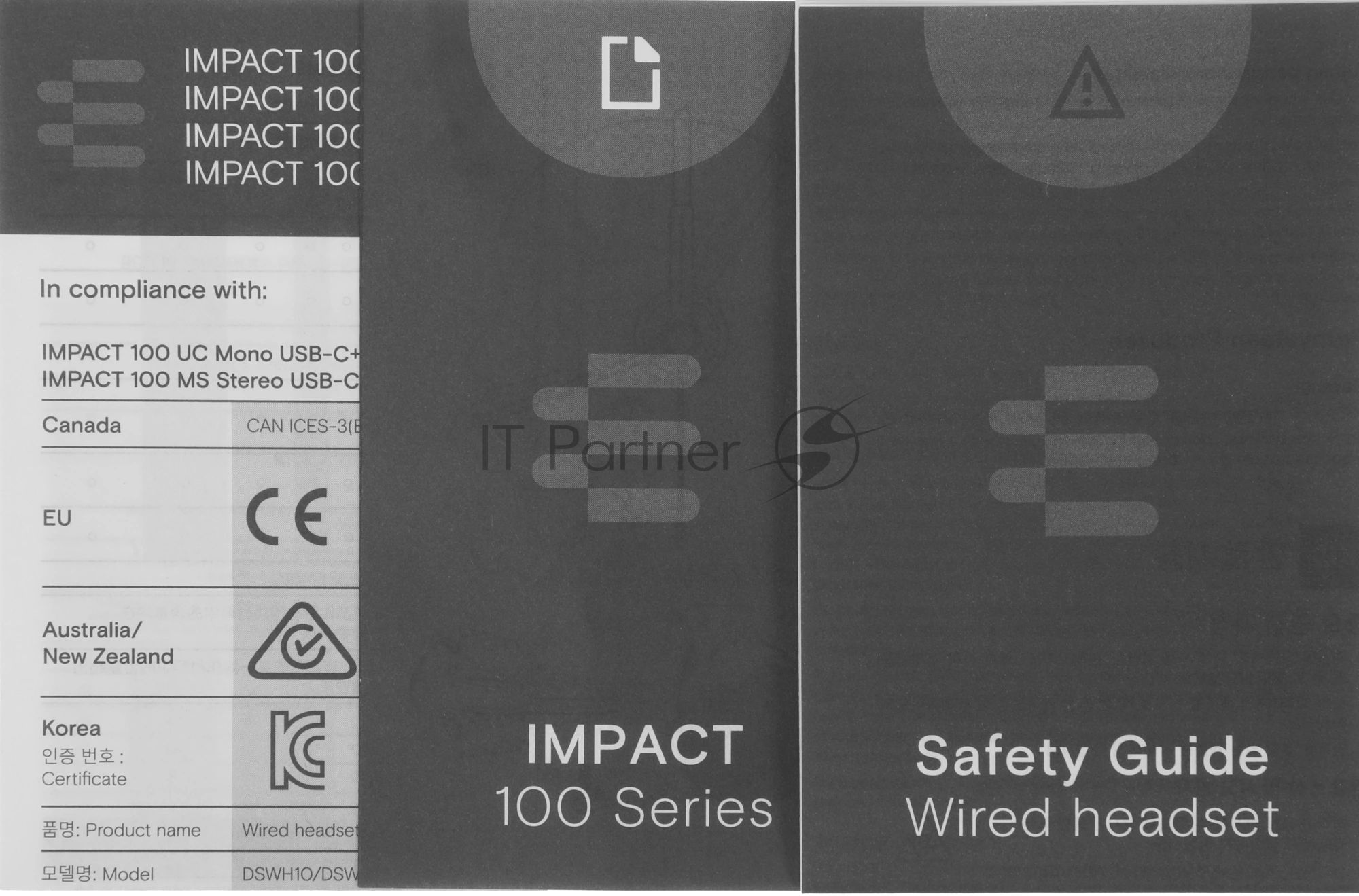 Гарнитура EPOS Impact 100 UC Stereo чёрный, проводная, USB / USB-C