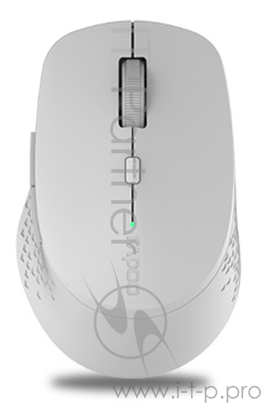 Мышь Rapoo M300 светло-серый оптическая беспроводная USB