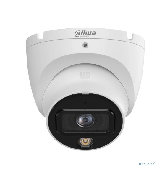 Уличная турельная IP-видеокамера Dahua DH-IPC-HDW1839TP-A-IL-0280B-S6 Smart Dual Light 8Мп, 1/2.7” CMOS, объектив 2.8мм, ИК до 30м, LED до 30м, IP67, IK10, корпус: металл, пластик