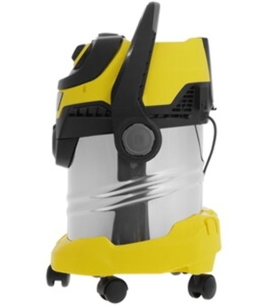 Строительный пылесос Karcher WD 5 S V-25/5/22 желтый, 1100 Вт, уборка сухая/сбор воды, пылесборник мешок/контейнер, 25 л
