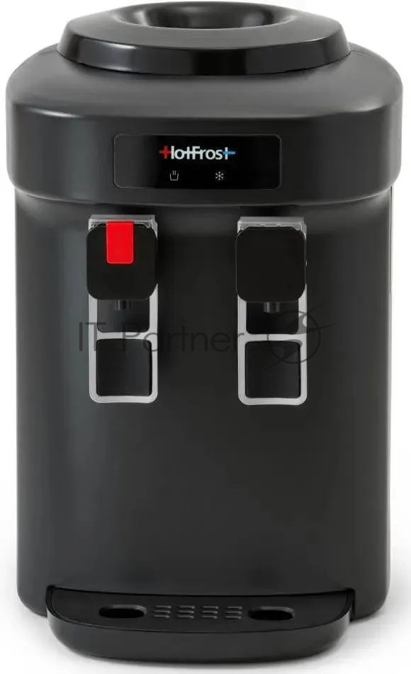 Кулер для воды HotFrost D65EN, верхняя загрузка, нагрев 90 °С, охлаждение 10 °С, черный