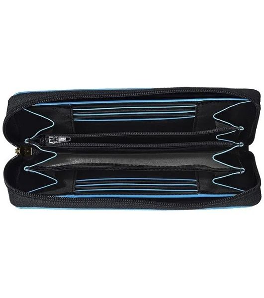 Кошелек женский Piquadro Blue Square PD3229B2/N черный натур.кожа