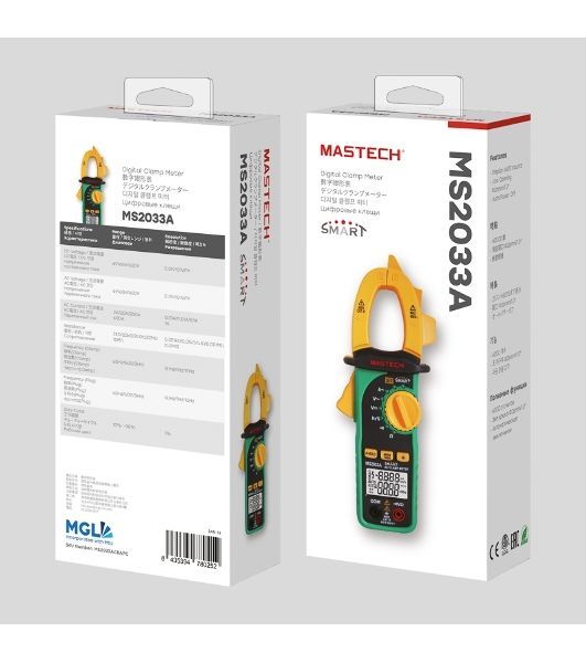 Токовые клещи MS2033A (SMART) MASTECH