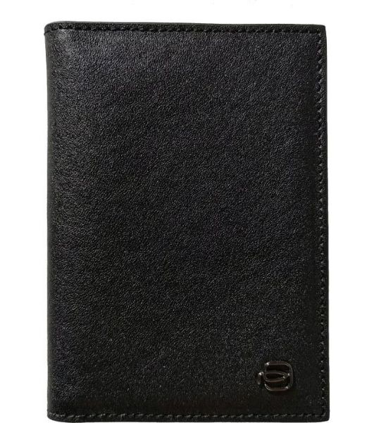 Обложка для документов Piquadro Black Square PP5256B3/N, черный, натур.кожа