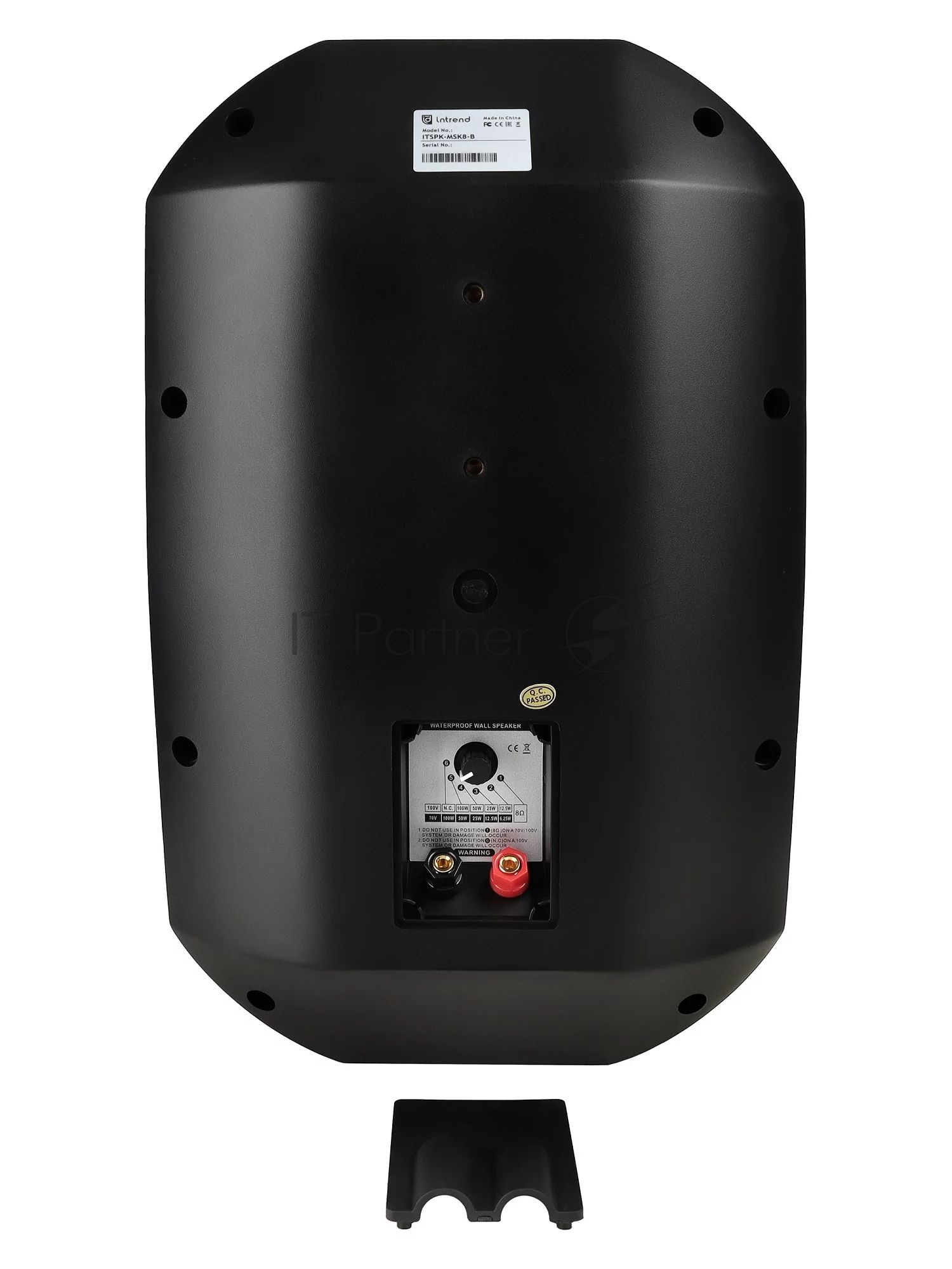 Акустическая система Intrend ITSPK-MSK8-B двухполосная, корпусная: 8"СЧ, 1.5"ВЧ, 12.5Вт/25Вт/50Вт/100Вт 100V/70V/8Ом, IP66. Корпус полипропилен, алюминиевый гриль. Цвет черный. Крепление в комплекте. (в упаковке 2шт, цена указана за 1шт)