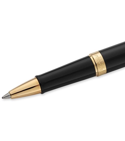 Ручка роллер Waterman Hemisphere (CWS0920650) Mars Black GT F черн. черн. подар.кор.