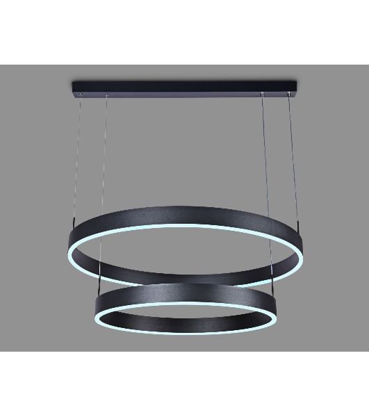 Светильник Ambrella light FA6618/2 BK черный 119W D600/800*750 (ПДУ РАДИО 2.4G)