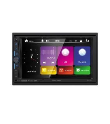 Автомагнитола Prology MPV-390, 2 DIN, 7", Bluetooth, USB Type-A, AUX, CarPlay, пульт ДУ
