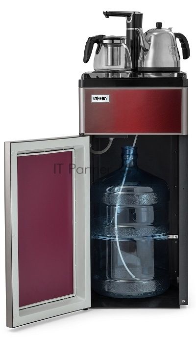 Кулер для воды Vatten L50REAT, нижняя загрузка, нагрев 90 °С, охлаждение 15 °С, красный