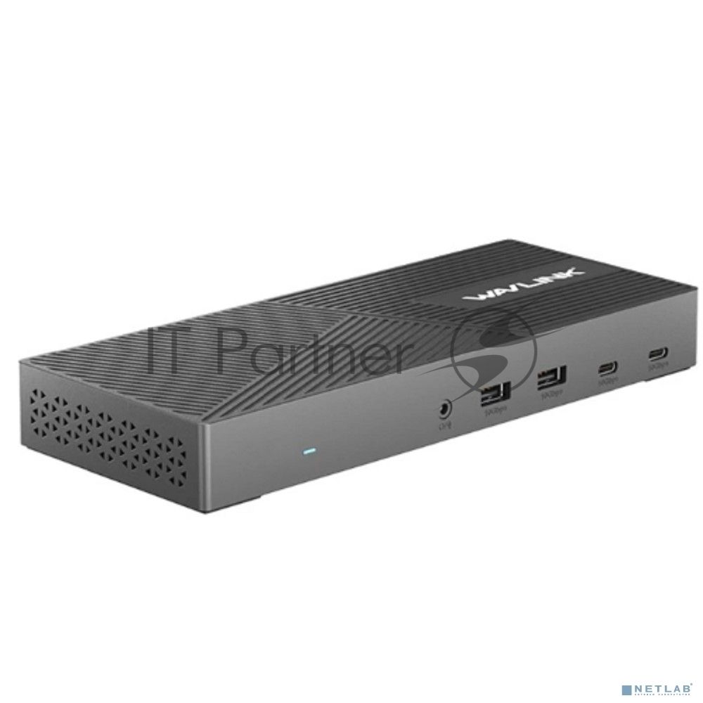 USB-концентратор WAVLINK USB-C Triple Display 4K@60Hz Universal /100W PowerDelivery Include 20V/8A Power Adapter/ 4xUSB3.0/3xUSB C/2xDP 4K 60HZ/3xHDMI 4K 60HZ/1xGigabit LAN/1xAudio In/Out