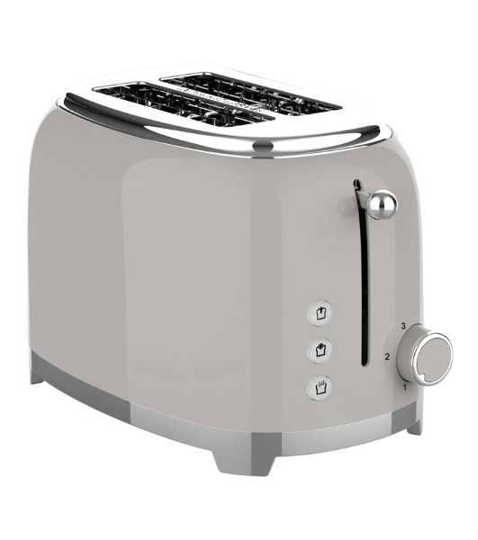 Тостер Tesler TT-260, серый, 815 Вт, 2 слота