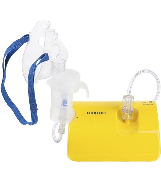 Ингалятор OMRON NE-C24 Kids компрессорный, детский, желтый