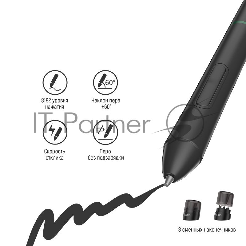 Графический планшет Parblo Intangbo S USB Type-C пурпурный