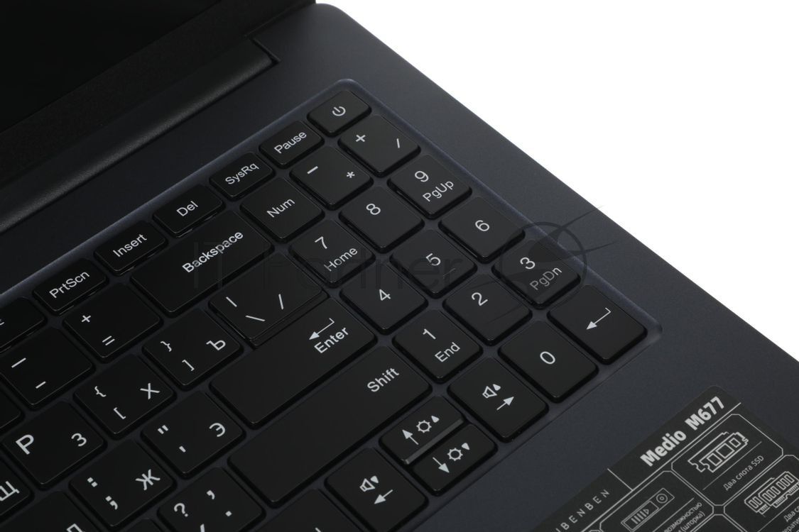 Ноутбук Maibenben M677/16"/IPS/AMD Ryzen 7 7730U/16Gb/1Tb SSD/AMD Radeon Graphics/Windows 11 Home/синий/1.79kg