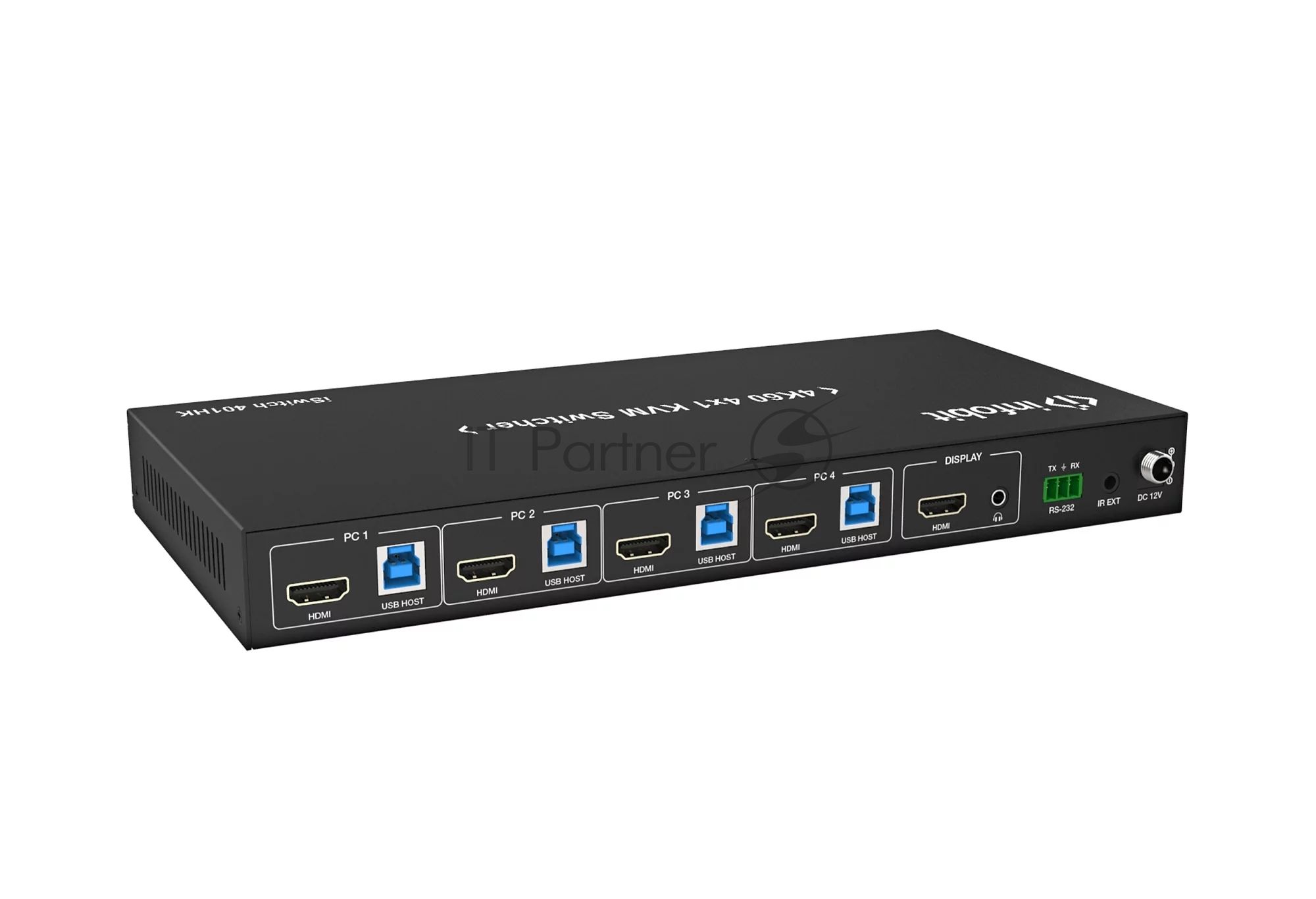 Коммутатор Infobit iSwitch 401HK 4K60 HDMI 4x1 KVM Switcher