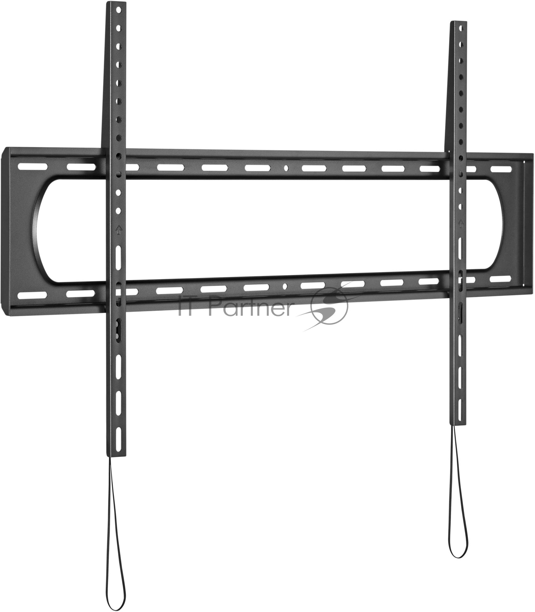 Кронштейн для телевизора Ultramounts UM825F черный 60"-120" макс.120кг настенный фиксированный