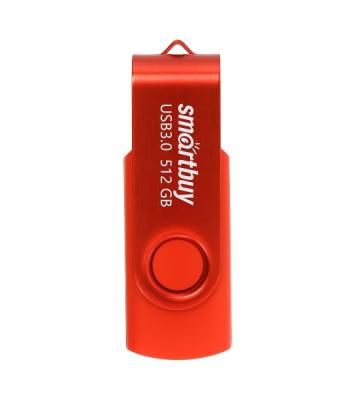 Флешка USB UFD 3.0/3.1 SmartBuy 512 Gb Twist Red (SB512 Gb3TWR)