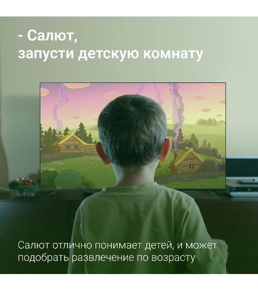 Телевизор Digma 65" DM-LED65UBB40 черный LED UHD 60Hz Салют ТВ