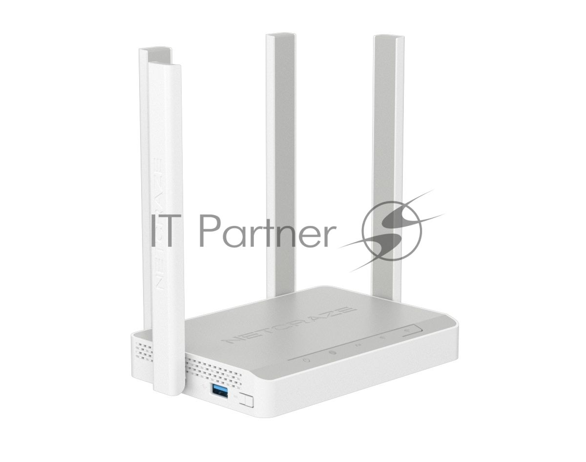 Гигабитный интернет-центр Netcraze Viva (NC-1913) с Mesh Wi-Fi 5 AC1200, 4-портовым Smart-коммутатором и многофункциональным портом USB
