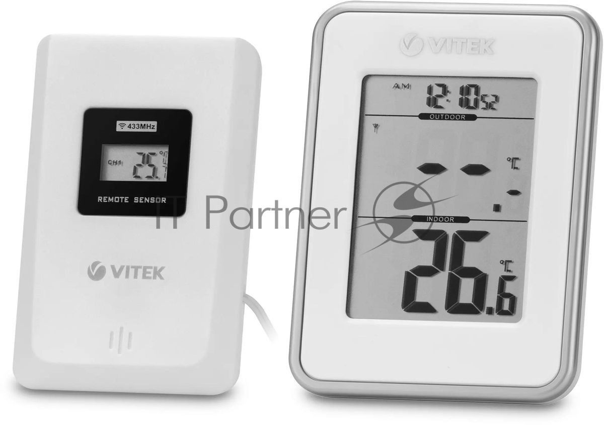 Погодная станция Vitek VT-6408 серебристый