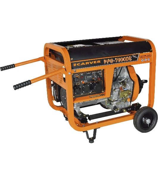 Генератор Carver PPG-7000DE, 6.3 кВт