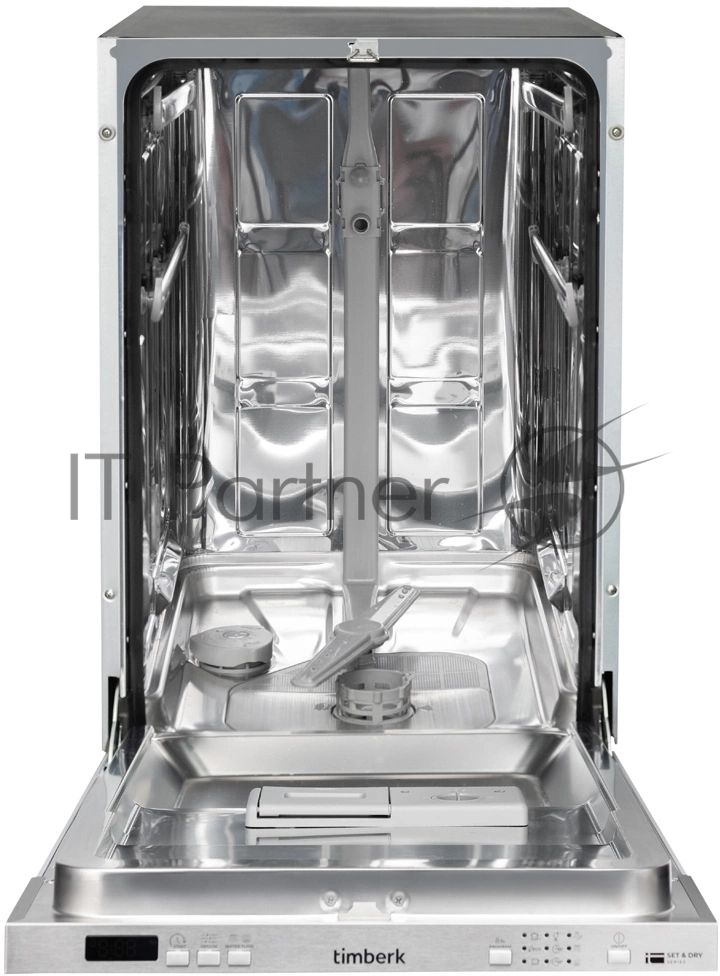 Посудомоечная машина Timberk Set&Dry T-DW45BI103 серебристый (узкая)