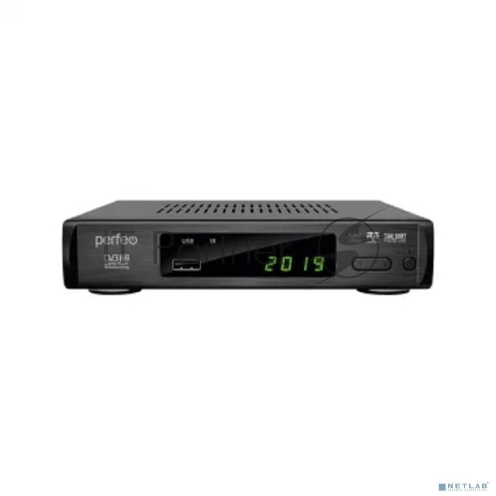 Приставка Perfeo (PF-A4412) LEADER DVB-T2/C для цифр.TV, Wi-Fi, IPTV, HDMI, 2 USB, DolbyDigital, пульт ДУ