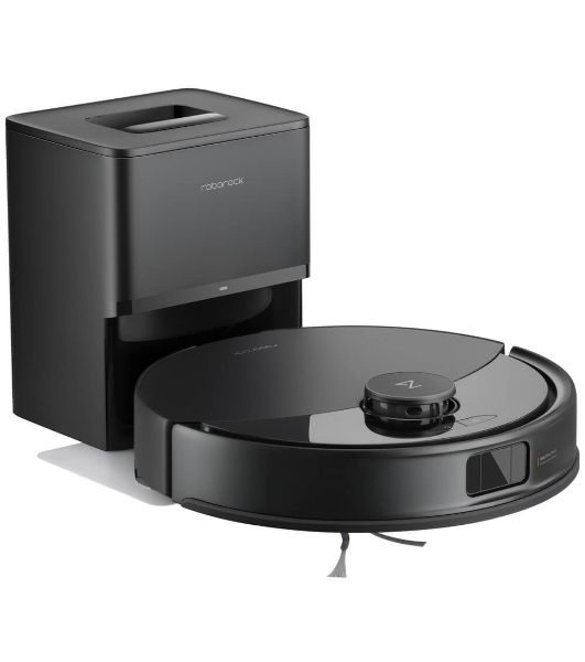Робот-пылесос Roborock Q8 Max Pro Plus черный, 5200 мАч Li-ion, уборка сухая/влажная, пылесборник контейнер 0,5 л