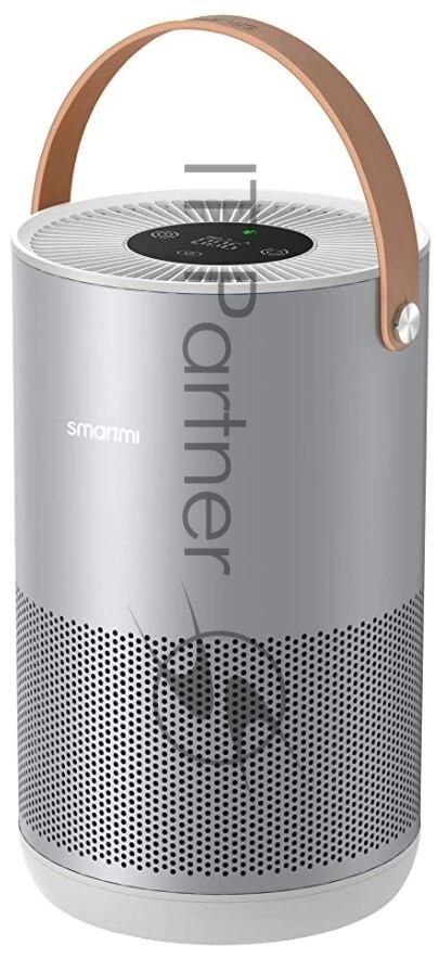 Очиститель воздуха Smartmi Air Purifier P1 серебристый, 30 м², HEPA-фильтр, угольный фильтр, управление со смартфона
