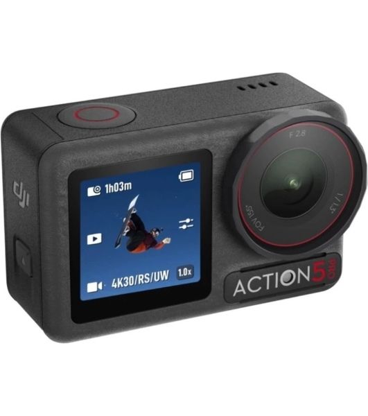 Экшн-камера Dji Osmo Action 5 Pro Adventure Combo 1xCMOS 12Mpix серый/черный