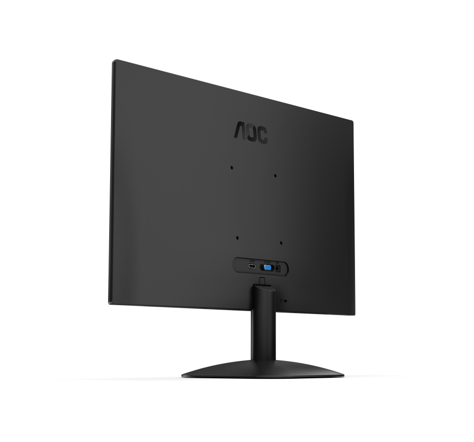 Монитор 23.8" AOC 24B31H IPS 1920x1080, 120 Гц, 4 мс (1 мс MPRT), 16:9, 300 кд/м², VGA, HDMI 1.4, 3.5 Jack, динамики (2x2 Вт), HDR10, Adaptive-Sync, черный