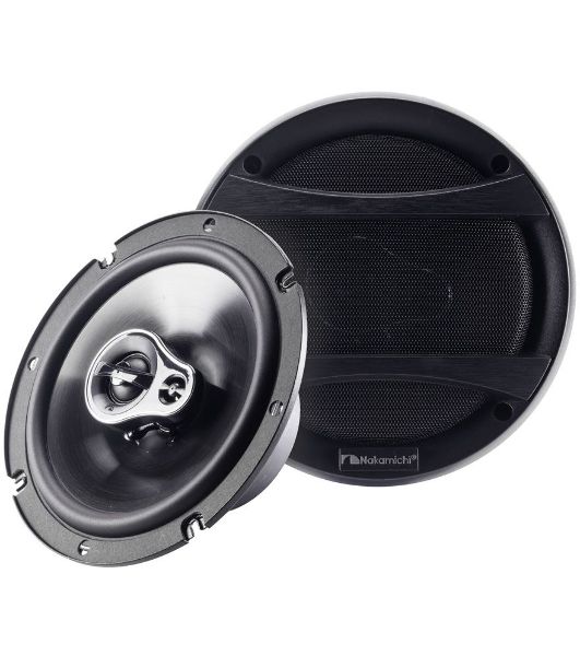 Колонки автомобильные Nakamichi NSE-1658 360Вт 4Ом 16см (6.5дюйм) (ком.:2кол.) коаксиальные трехполосные