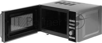 Микроволновая печь Galanz MOS-2402FDS серебристый/черный, 20 л, 800 Вт, переключатели - кнопки/поворотный механизм