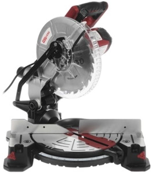 Торцовочная пила RD-MS255-1400. 220-240В/50Гц; 1800Вт; диск 250х30мм; 5000 об/мин; макс. пропил: 70х140мм; вес- 12,5кг.