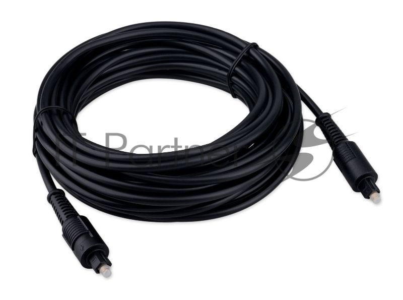 Кабель оптический Cablexpert CC-OPT-7.5M-N, Toslink 2xODT M/M, 7.5м, черный, пакет
