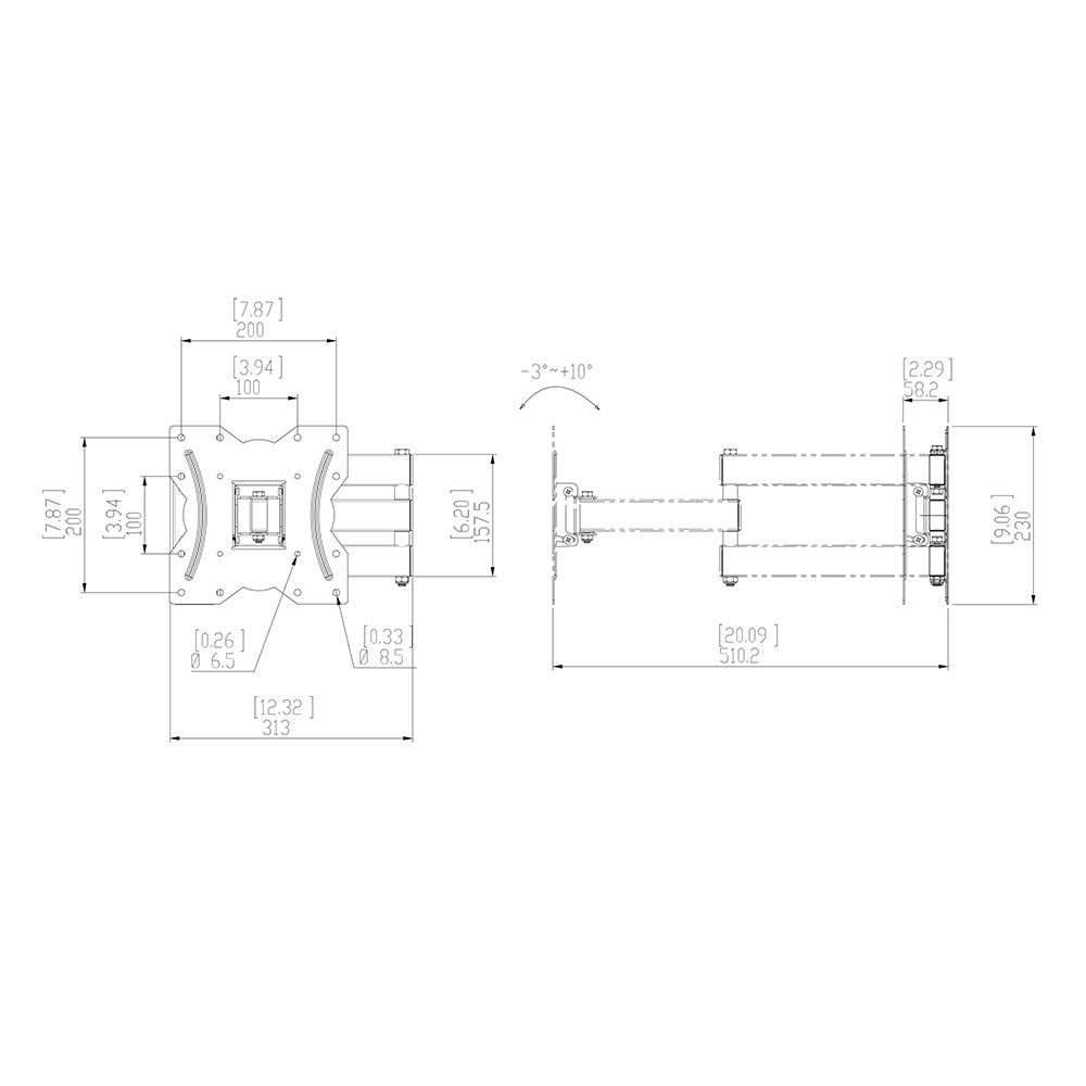 Кронштейн Benatek LCD-33Bчерный