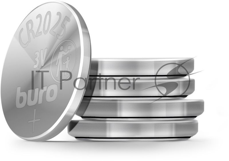 Батарея Buro Lithium CR2025 (1шт) блистер, 3 В