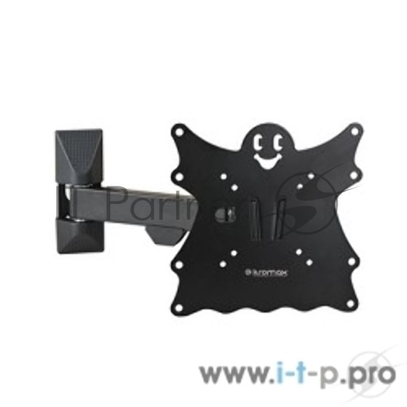 Кронштейн Kromax CASPER-203 черный, 20"-43", max 30 кг, VESA 200x200 мм