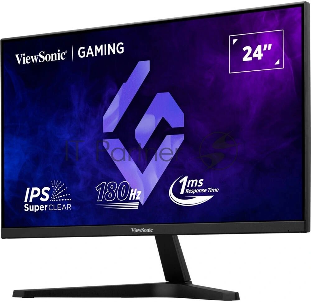 Монитор 23.8" ViewSonic VX24G1-HD IPS 1920x1080, 180 Гц, 1 мс (MPRT), 16:9, 300 кд/м², 2xHDMI 2.0, DP 1.4, 3.5 Jack, HDR10, G-Sync Compatible, черный