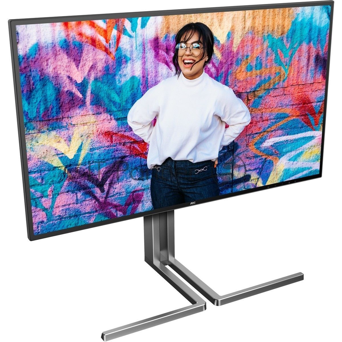 Монитор 27" AOC U27U3CV Nano IPS 3840x2160, 60 Гц (75 Гц макс.), 4 мс, 16:9, 400 кд/м², 2×HDMI 2.0, DP 1.4, USB-C (96 Вт PD), USB Hub (4×USB 3.2 Gen2 + 1×USB-C), RJ-45, 3.5 Jack, динамики (2×3 Вт), DisplayHDR 400, Adaptive-Sync, KVM, черный
