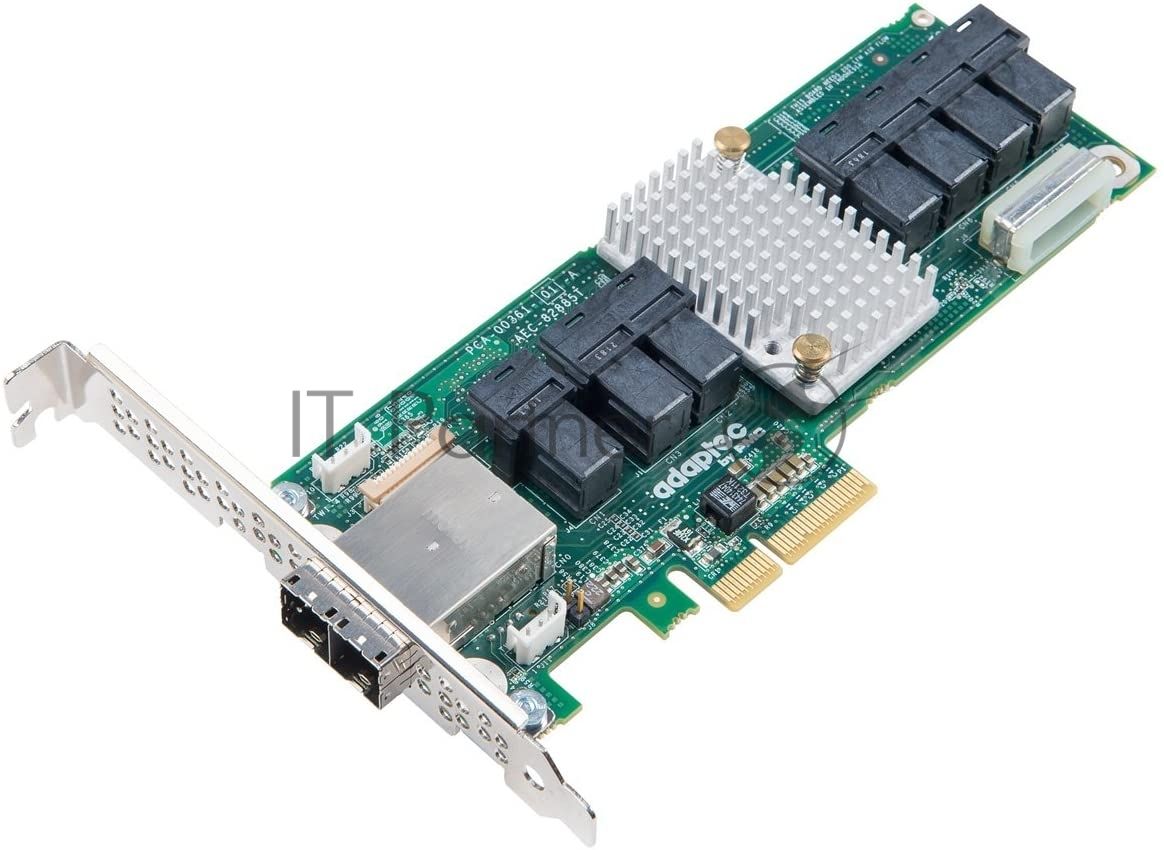 Контроллер Adaptec AEC-82885T SGL 2283400-R  (PCI-E x4, LP)