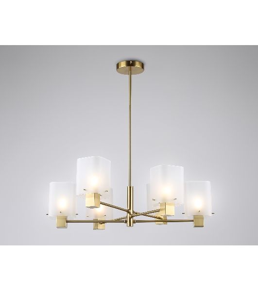 Люстра Ambrella light LH57031/6 BS/SM латунь/дымчатый E14/6 max 40W D690*690