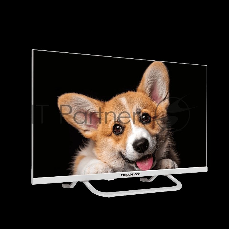 Телевизор Topdevice 24" TDTV24CS03H белый DLED HD 60Hz Smart YaOS 1/8Gb