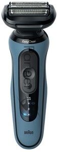 Бритва электрическая Braun S5 52-A1650s c дорожным чехлом синий/черный насадки для тела/триммер для бороды тип 5762