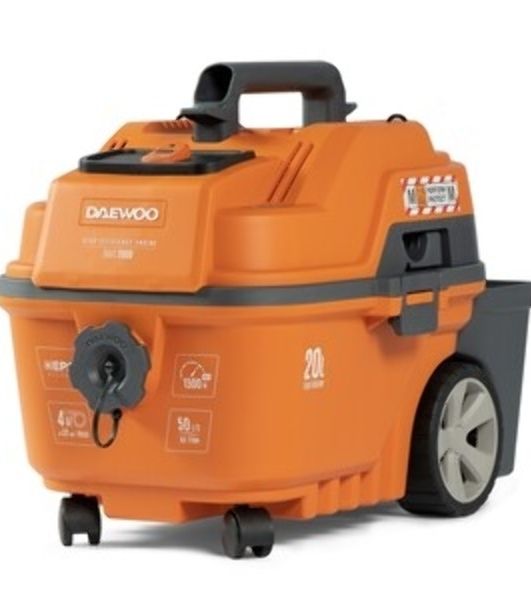 Строительный пылесос Daewoo DAVC 2000 Home 1500Вт (уборка: сухая/сбор воды/выдув) оранжевый