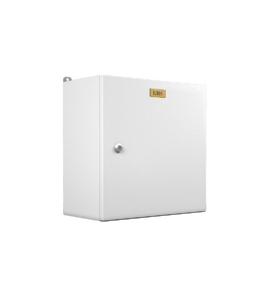 Шкаф электротехнический настенный Elbox EMW, IP66, 400х400х150 мм (ВхШхГ), дверь: металл, металл, серый